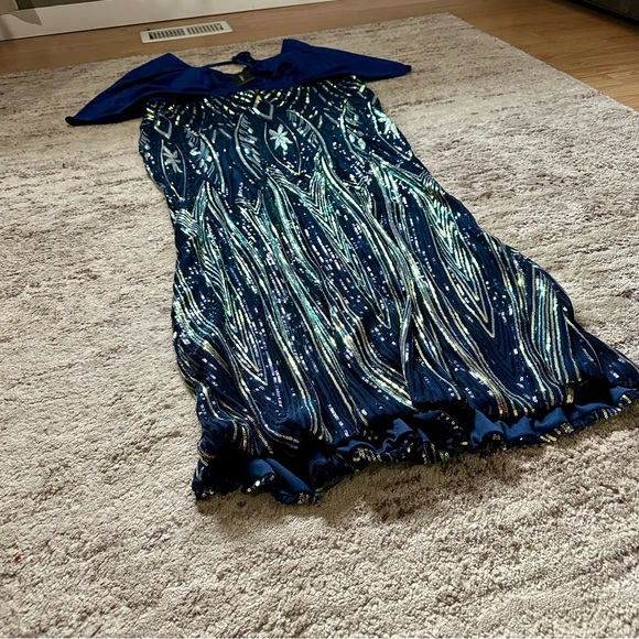 Giffniseti Sequin Velvet Dress - Picture 3 of 7